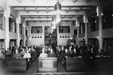 City council meeting 1929.