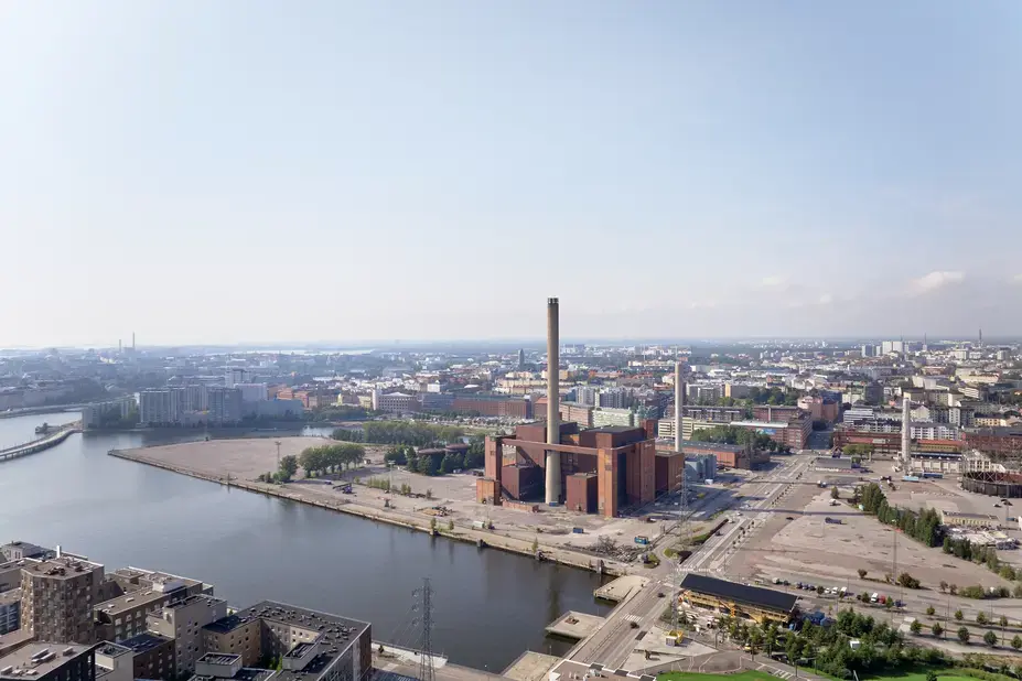 Hanasaari power plant site.