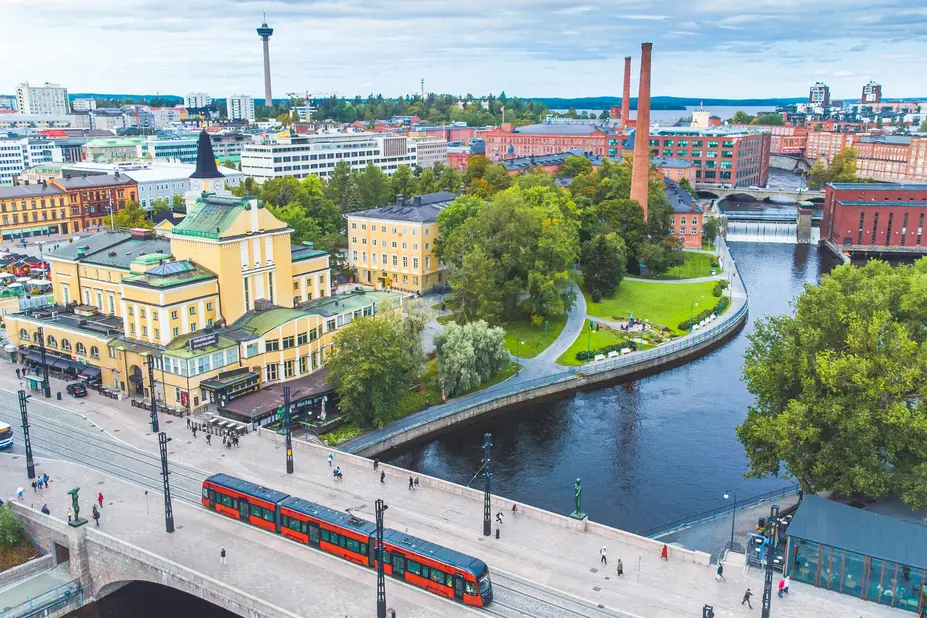 Tampere new tram.