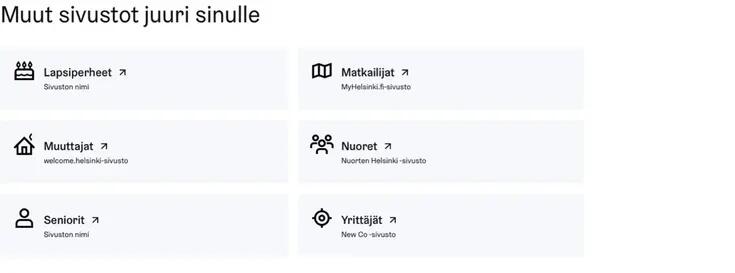Muut sivustot juuri sinulle