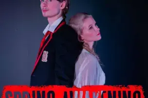 Spring Awakening käsiohjelman kansikuvan osa