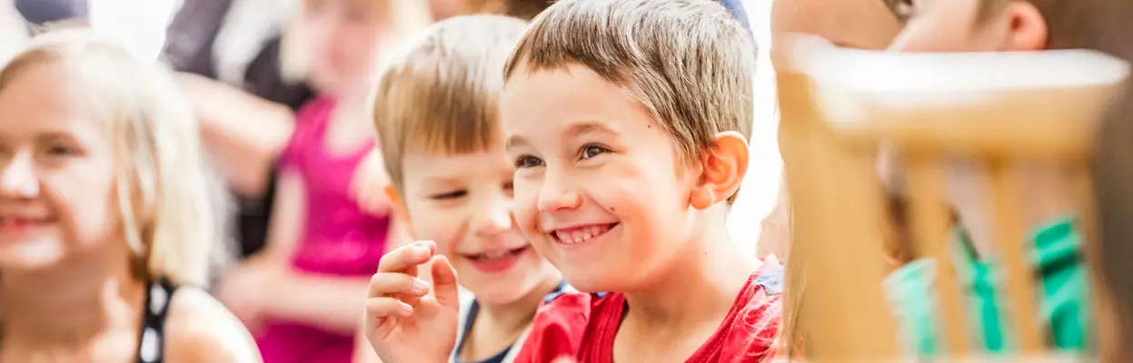 Happy preschoolers