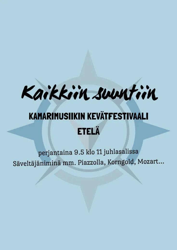 KamarimusiikinKevätfestivaali 2025 Etelä