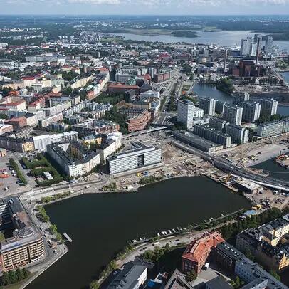 Ilmakuva Hakaniemenrannasta