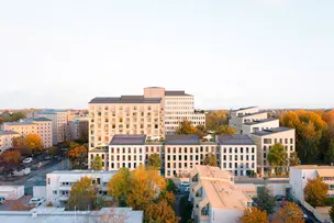 Kilpailuehdotus Kumpulan Haikaranpesä.