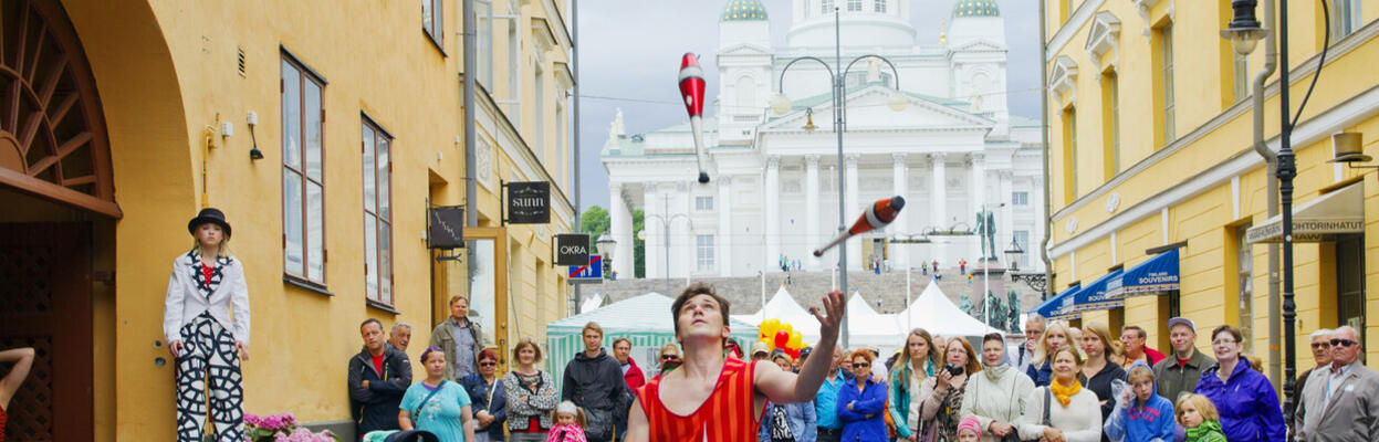 Kuvituskuva, Helsinki-päivän ohjelmaa.
